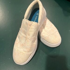 Inspire Beige Slip-On Shoes